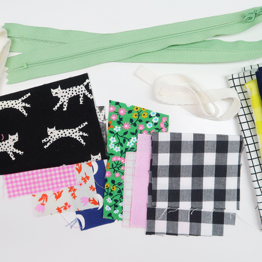 Quilted Boxy Pouch SAL materials