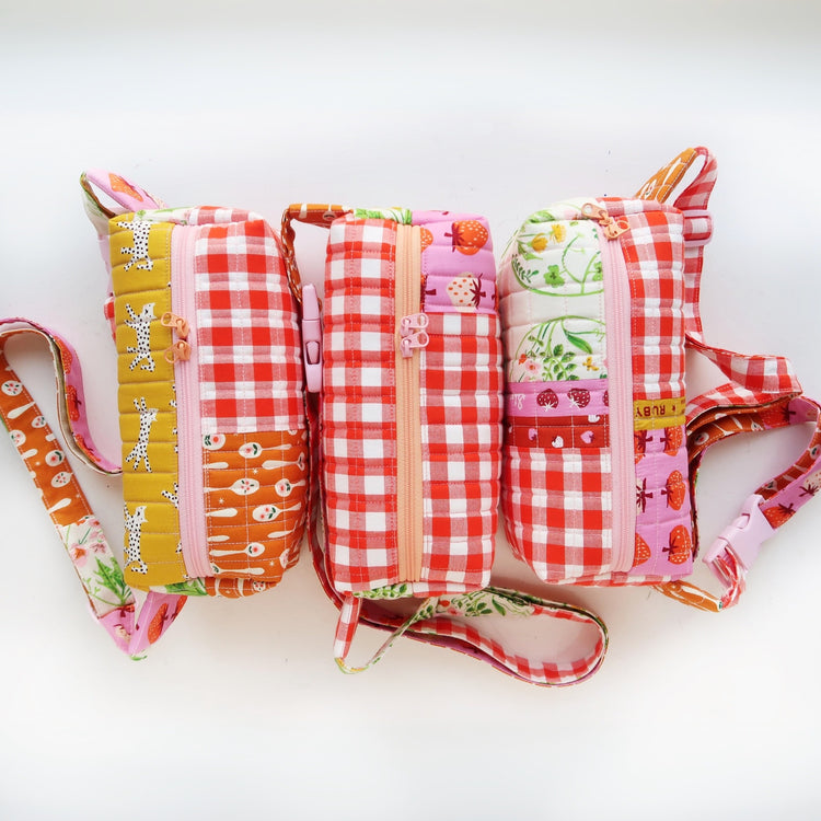 Quilted Bum Bag - sewing pattern