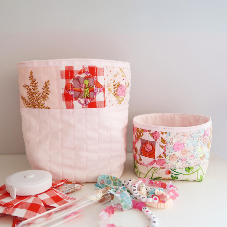 Super Easy Baskets - sewing pattern