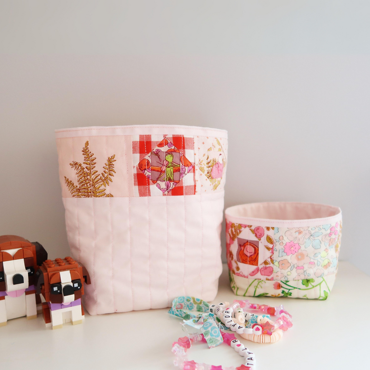 Super Easy Baskets - sewing pattern