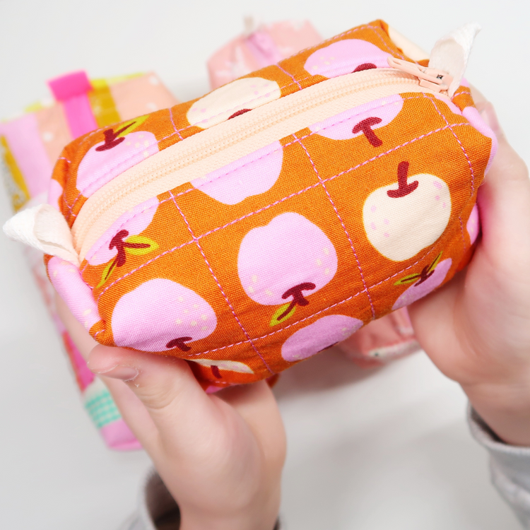 Quilted Boxy Pouch - sewing pattern