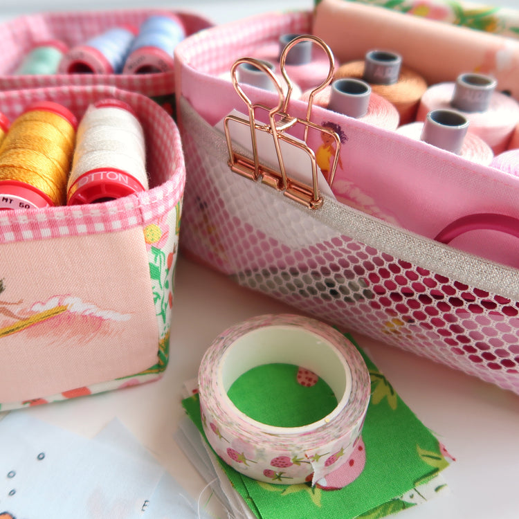 Wee Boxy Basket - sewing pattern