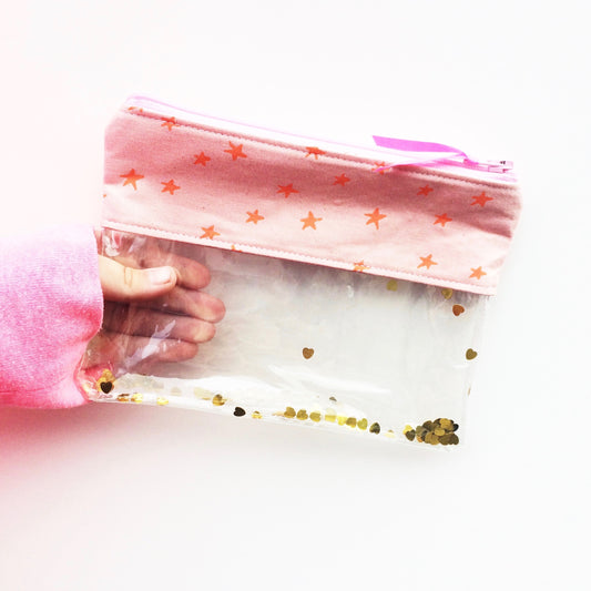 Glitter It All Pouch - sewing pattern