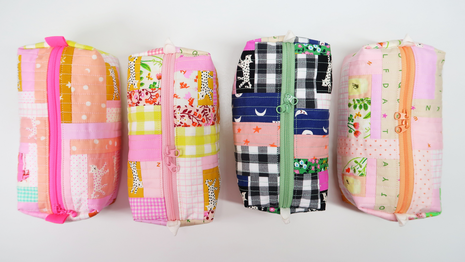 Quilted Pencil Box Pouch {A-Z Series, Q} - The Ribbon Retreat Blog