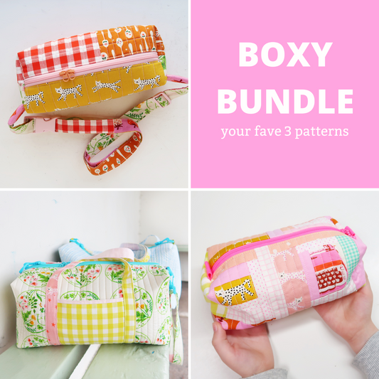 Quilted Boxy Pouch Sewing Pattern – sweetcinnamonroses
