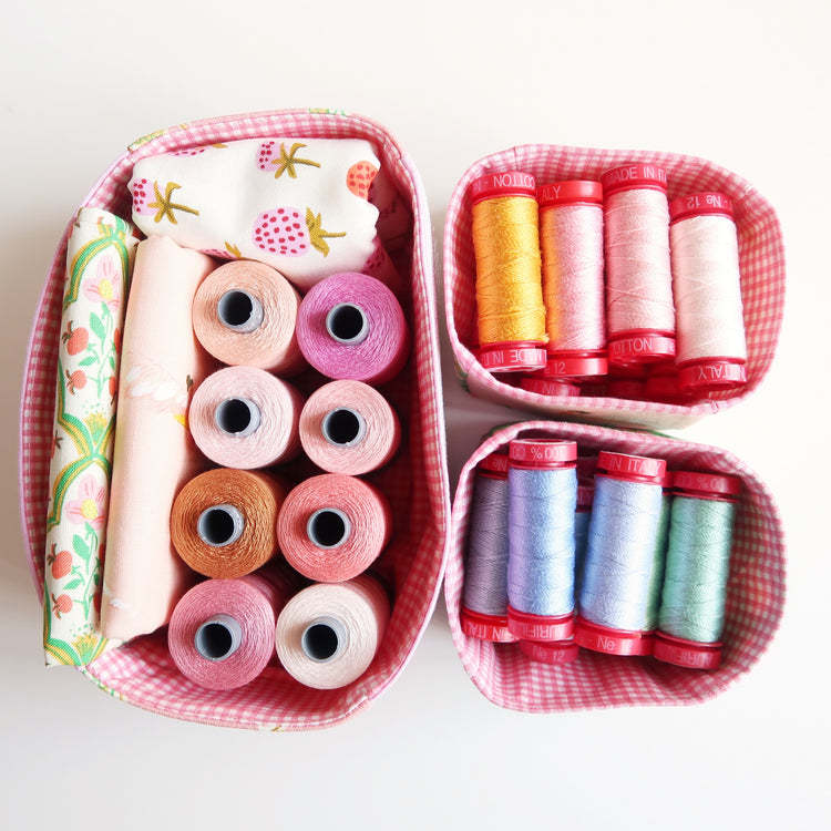 Wee Boxy Basket - sewing pattern