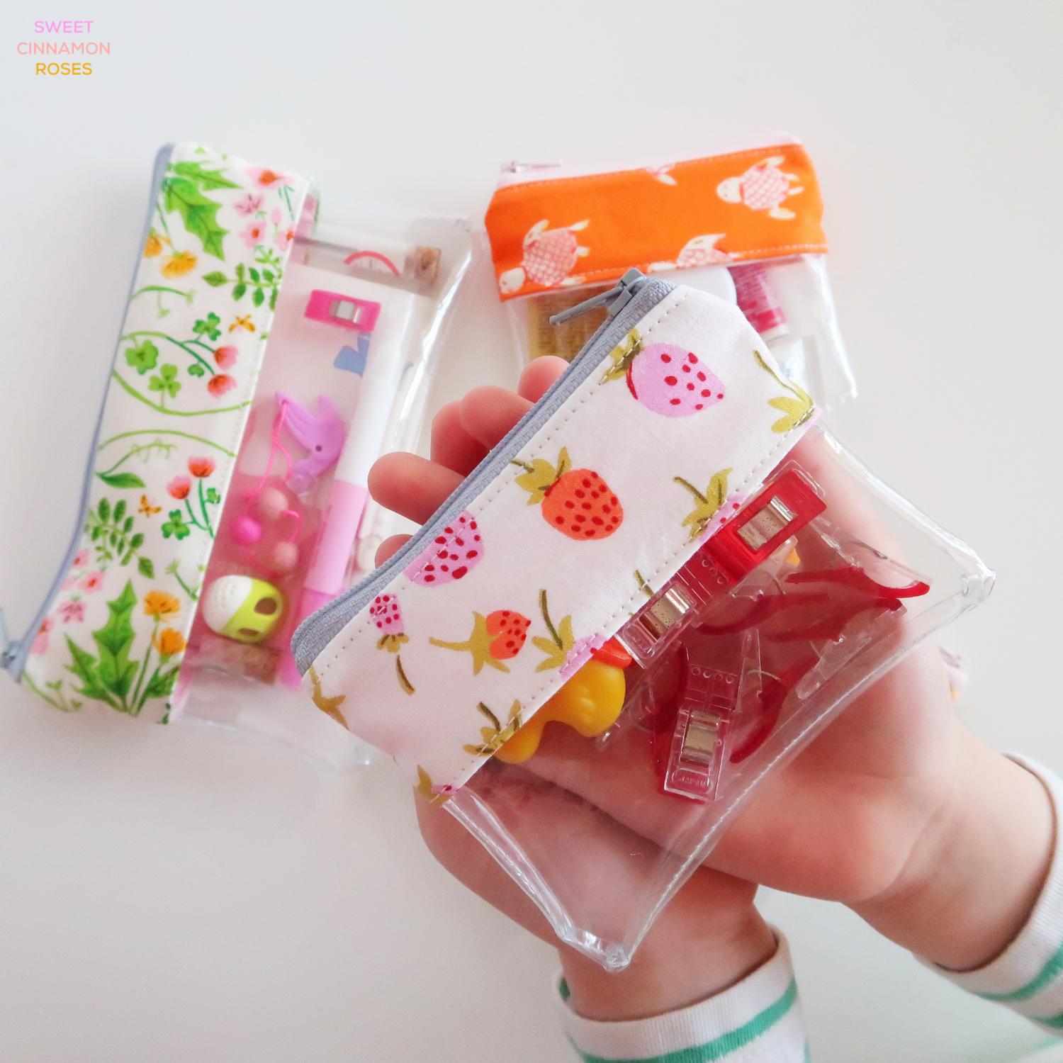 Clear Boxy Pouch - sewing pattern – sweetcinnamonroses